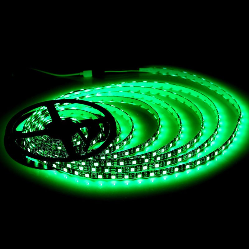 SUPERNIGHT LED Strip Lights, 16.4FT 5M SMD 5050 Waterproof 300LEDs RGB Color Changing Flexible LED Light Strip for Bedroom, TV Back Lighting, Christmas, Valentine's Day (Black PCB) - Image 4